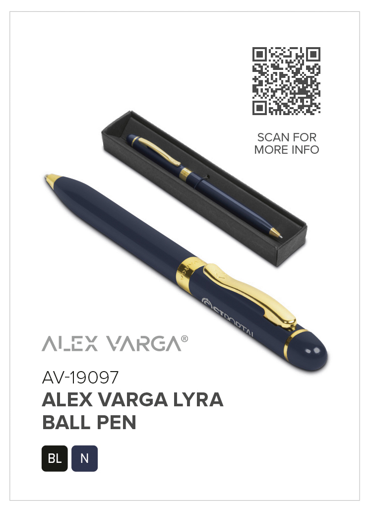 AV-19097 - Alex Varga Lyra Ball Pen - Catalogue Image